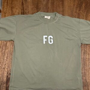 Fear of God Sage Green Tee
